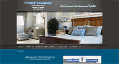 Desktop Screenshot of framecreations.com